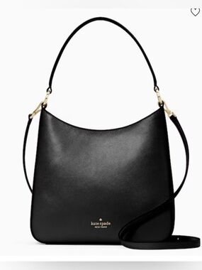 NWT- Kate Spade Black Leather Shoulder & CrossbodyBag
